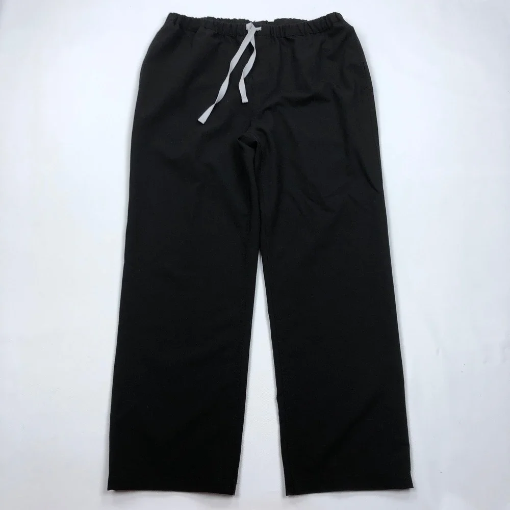 FIGS Mens Pisco Technical Collection Straight Leg Scrub Pants Black Large FM4500